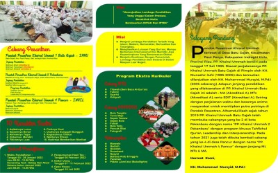 PENDAFTARAN SANTRI BARU - MTs PONDOK PESANTREN KHAIRUL UMMAH TP. 2022/2023